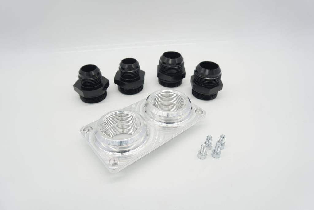 ASE Billet Firewall Plate Dual 16AN Pass Through