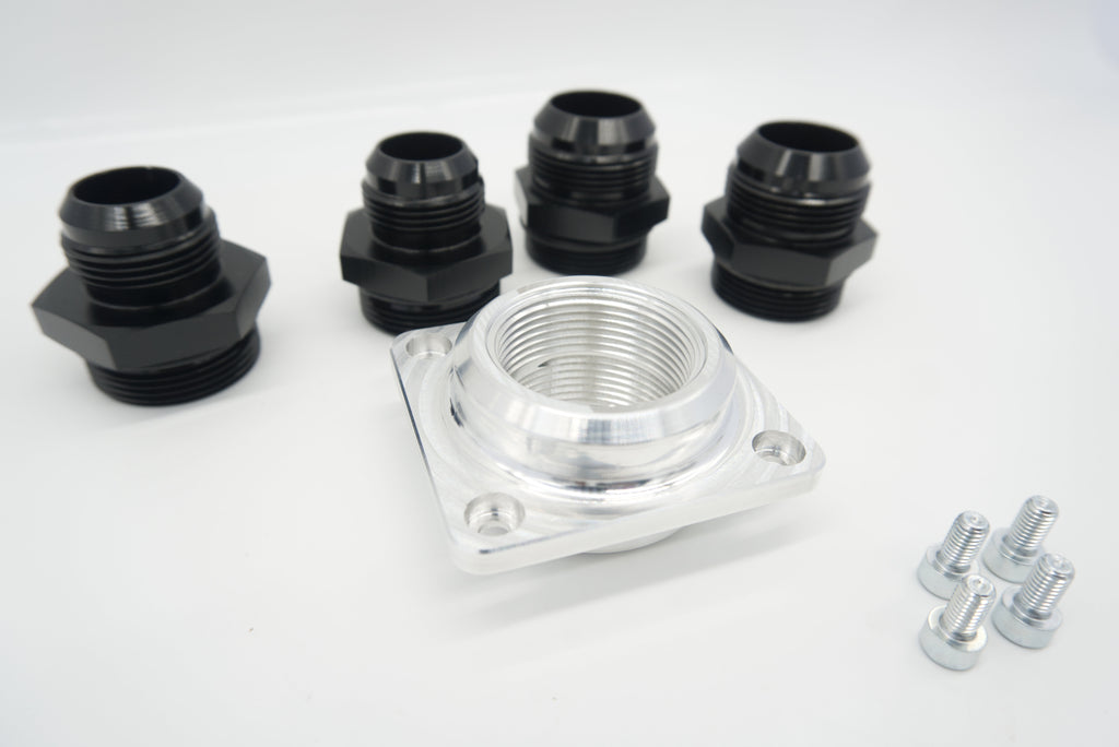 ASE Billet Firewall Plate Single 16AN Pass Through