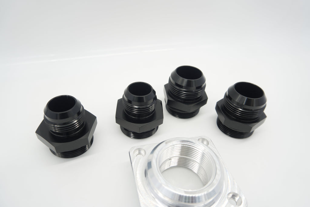 ASE Billet Firewall Plate Single 16AN Pass Through