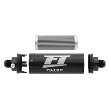 Load image into Gallery viewer, FuelTech FT Filter fuel and oil disassembled showing steel mesh element
