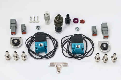 Haltech CO2 Boost Control Dual Solenoid & Pressure Sensor Kit Thread: 1/8 NPT - HT-020402
