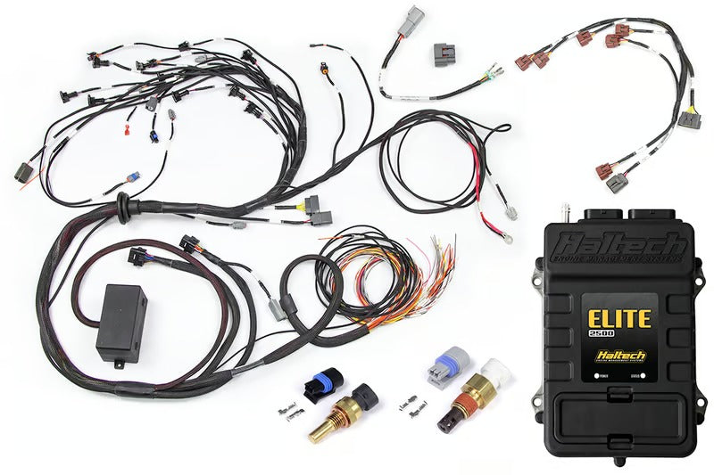 Haltech Elite 2500 + Terminated Engine Harness for Nissan RB Twin Cam With Series 1 (early) Ignition Type Sub Harness - HT-151308