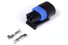 Load image into Gallery viewer, Haltech Plug and Pins Only - Delphi 2 Pin GM style Coolant Temp Connector (Black) - HT-030411