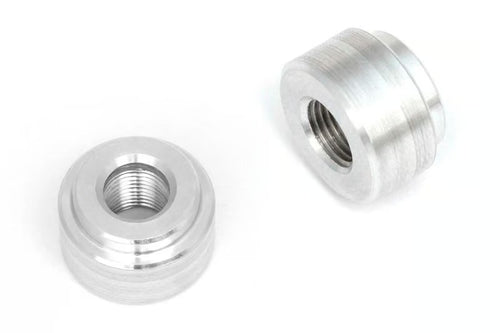 Haltech Weld on Fitting 1/8 NPT - 27 TPI - 6061 Aluminium Size: 20.4mm x 13mm - HT-010231