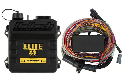 Haltech Elite 550 + Premium Universal Wire-in Harness Kit Length: 2.5m (8') - HT-150404