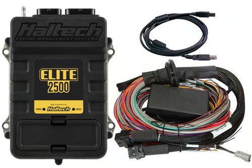 Haltech Elite 2500 + Premium Universal Wire-in Harness Kit Length: 5.0m (16') - HT-151305