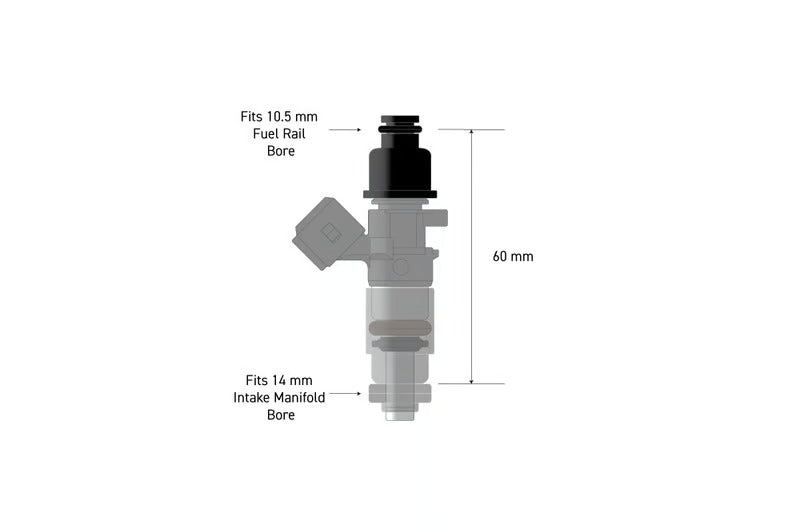 Haltech Fuel Injector Adapter - 10.5mm Nissan RB26DETT GTR - HT-080001