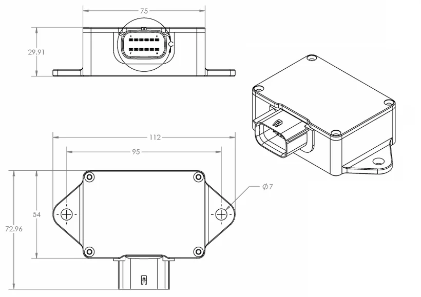 ECU Master Wheel Speed to CAN Module