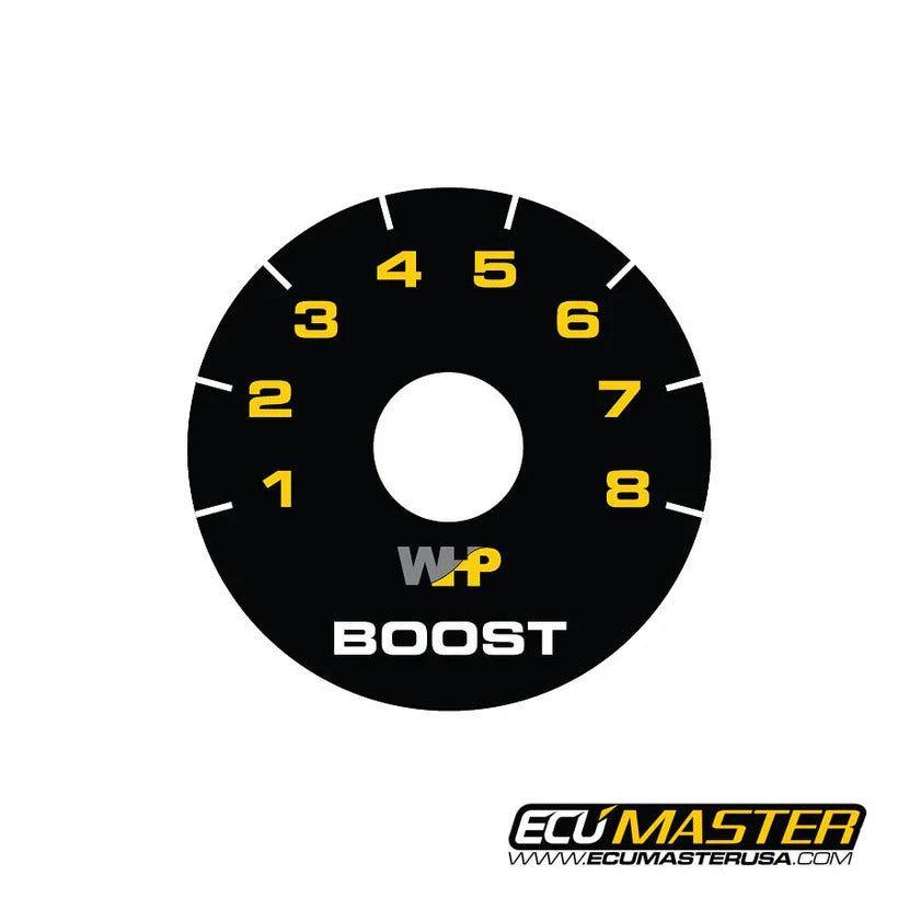 ECU Master 8 Position Rotary Switch Sticker Pack