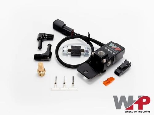 ECU Master WHP Boost Control Solenoid Kit- Black Fittings and Bracket