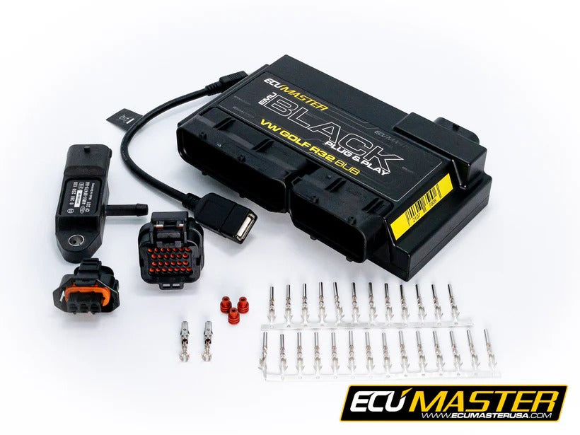 ECU Master Volkswagen R32 MK5 Golf VR6, Audi A3, Audi TT BUB EMU Black Plug-in ECU