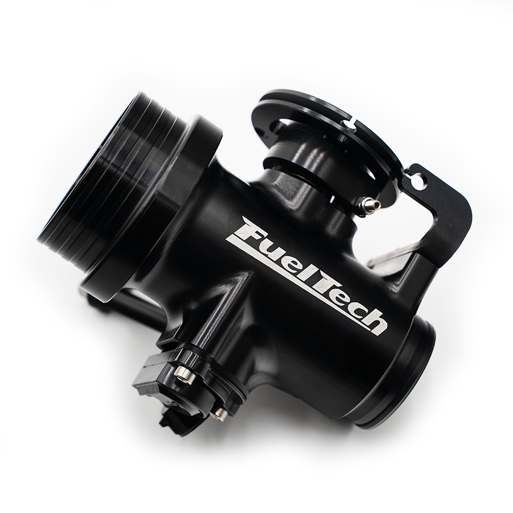 FuelTech junior dragster throttle body side view