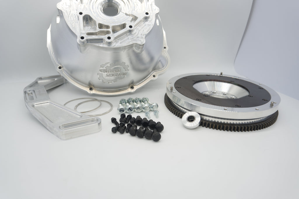 ASE 2JZ 1JZ to 350Z Billet Bell Housing Flywheel Combo