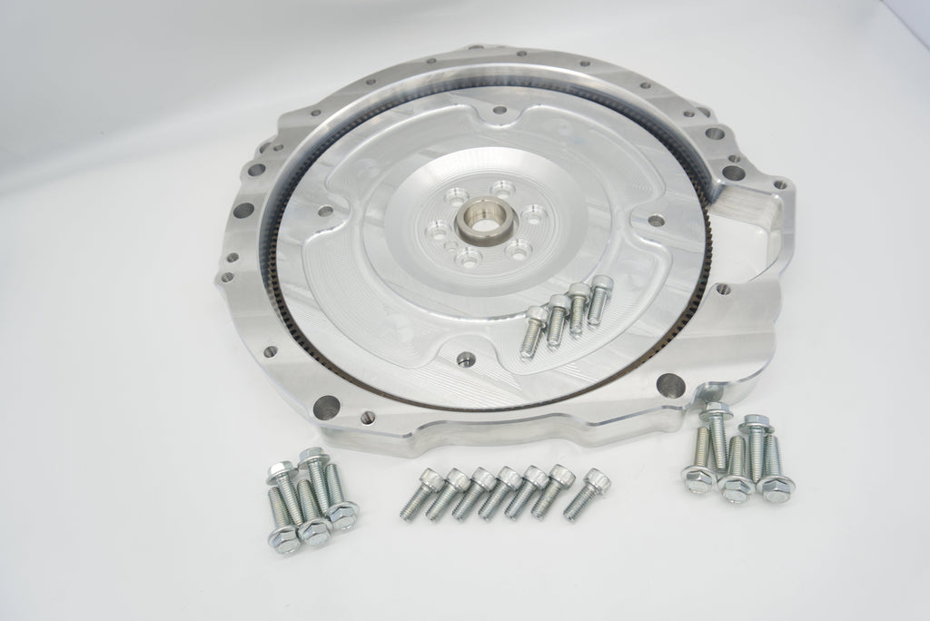 LS to Jaguar 8HP45 8HP70 adapter plate and billet flex plate with complete hardware kit
