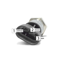Load image into Gallery viewer, FuelTech PS-10B 3-pin connector pinout signal ground 12V